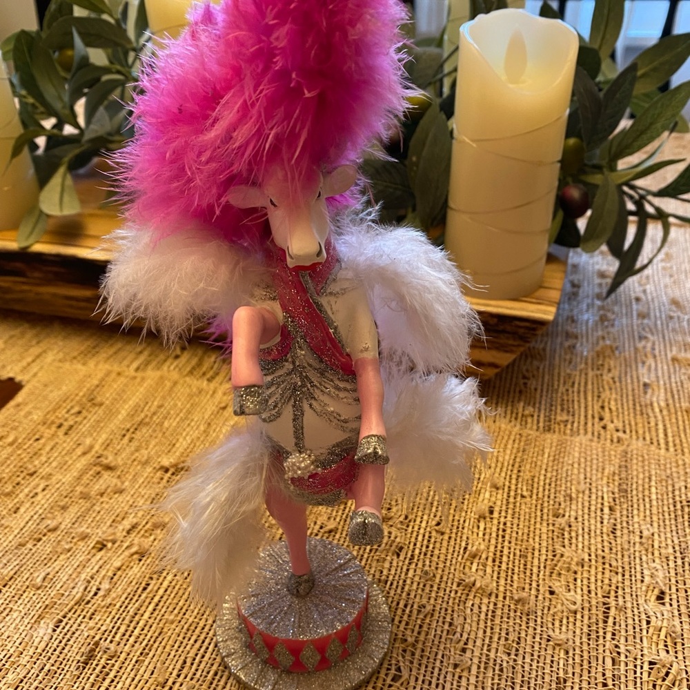 Pink Feathered Cow Parade